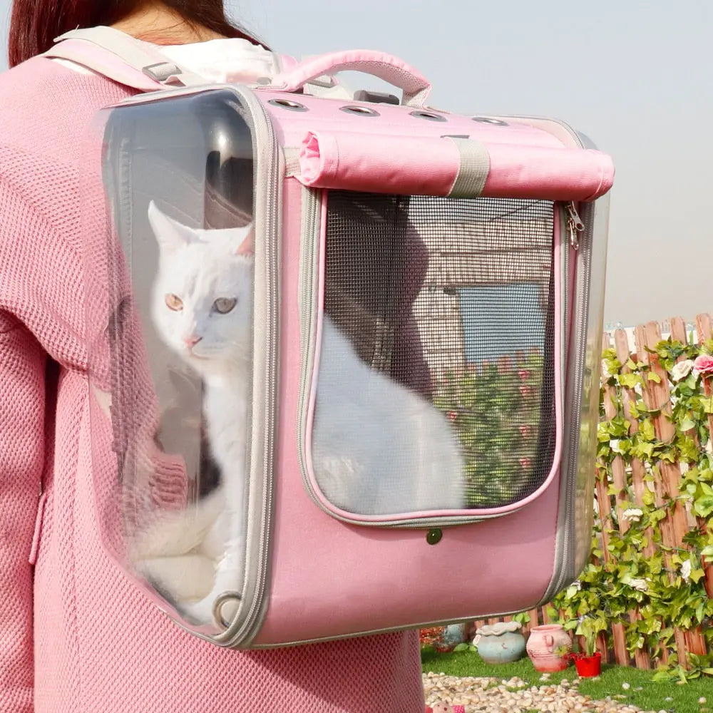 Sac à dos pour chat portable et respirant