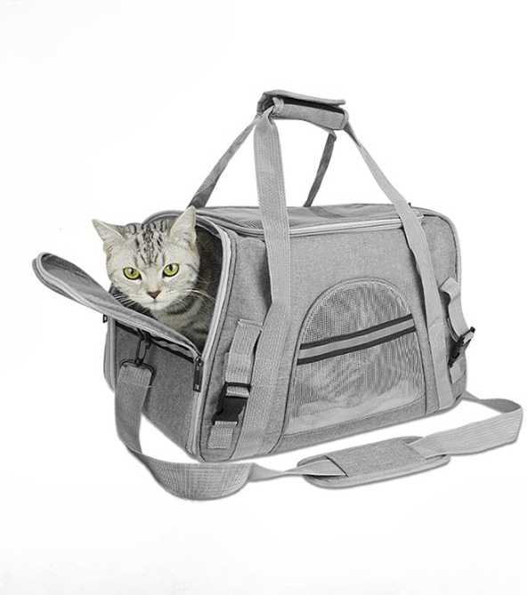 Sac à main à bandoulière pour le transport des chats