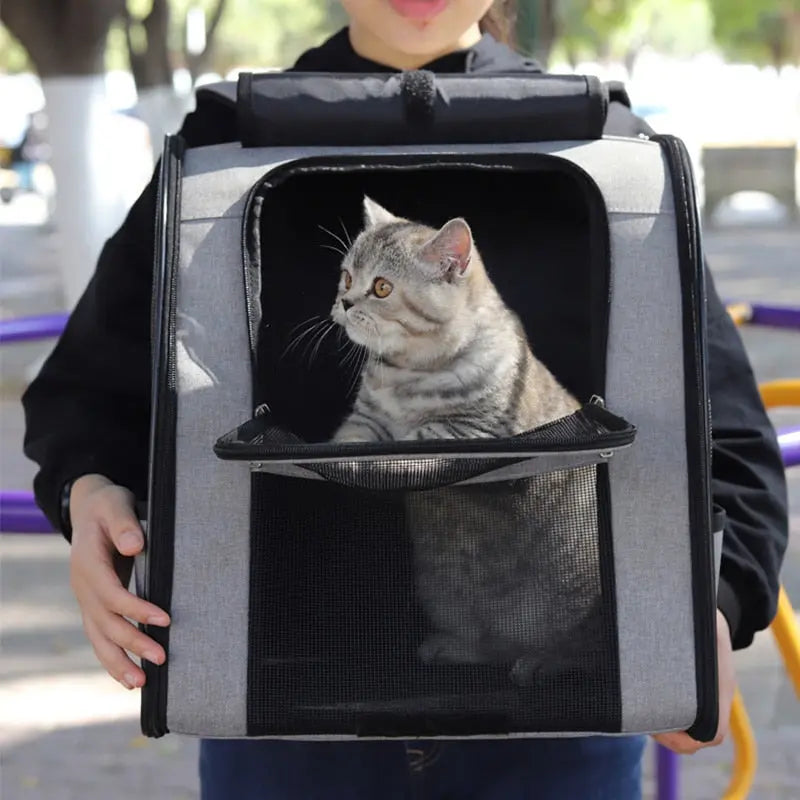 Sac de transport à bandoulière pour chat