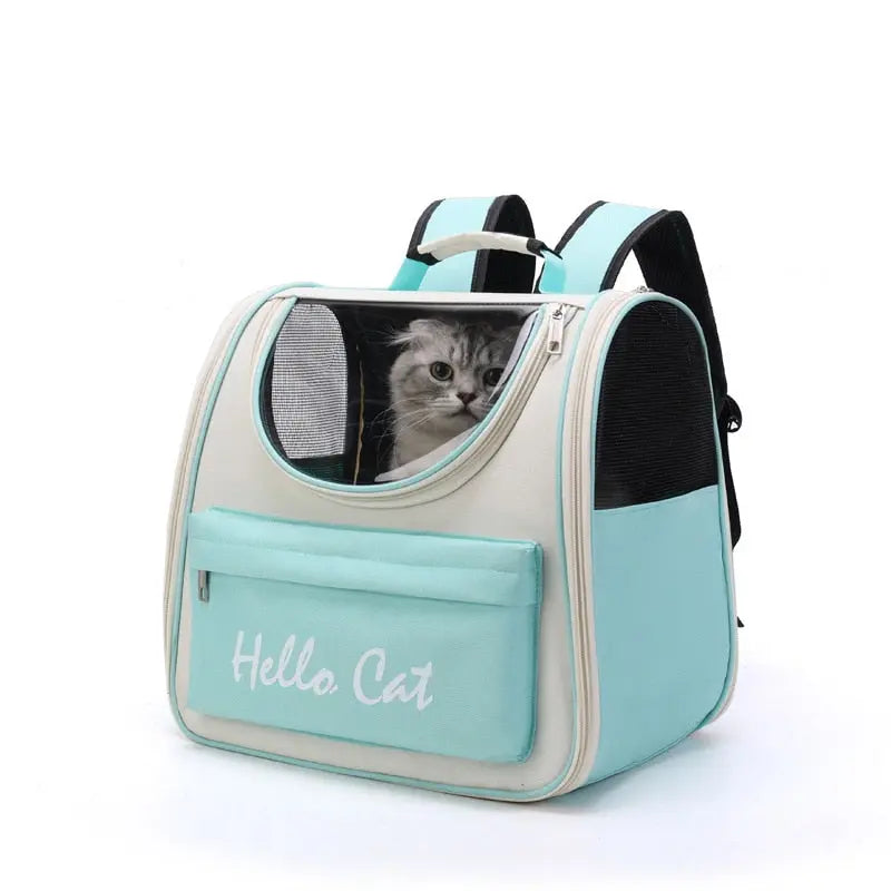 Sac de transport respirant pour chat