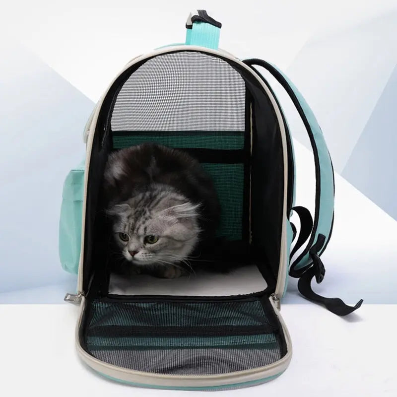 Sac de transport respirant pour chat