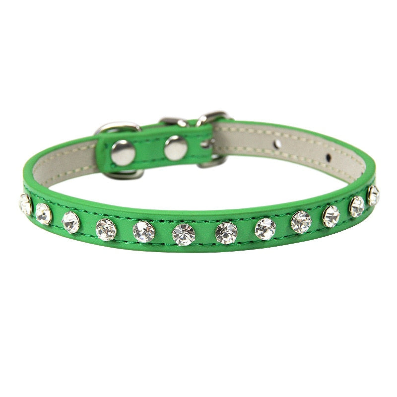 Collier en strass pour chat