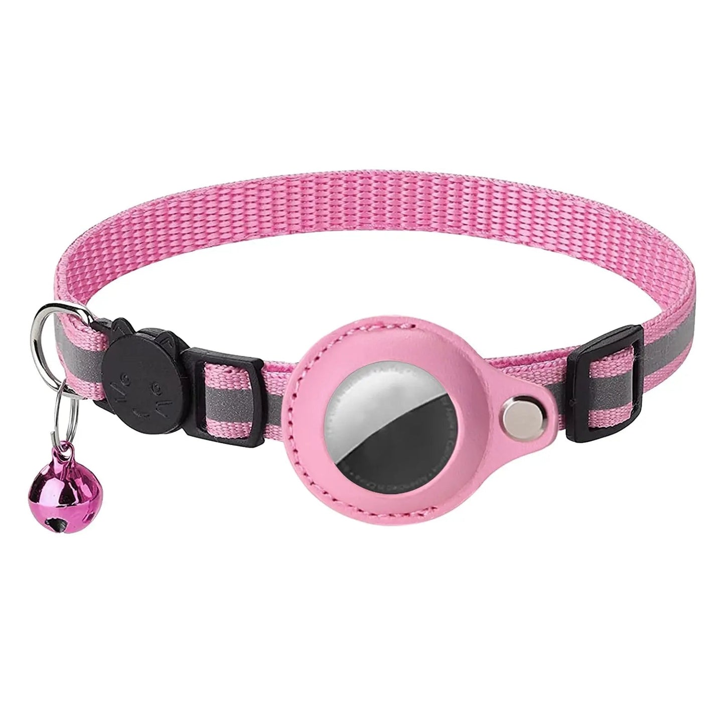 Collier avec clochette de sécurité GPS pour chat