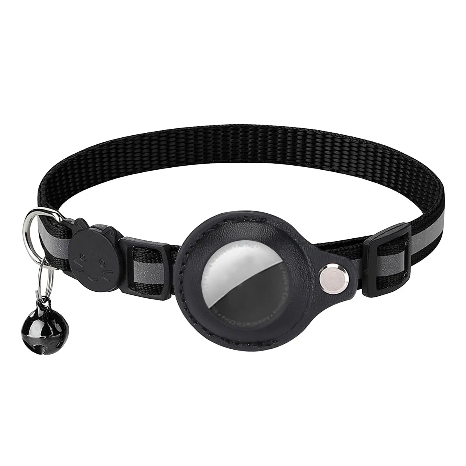 Collier avec clochette de sécurité GPS pour chat