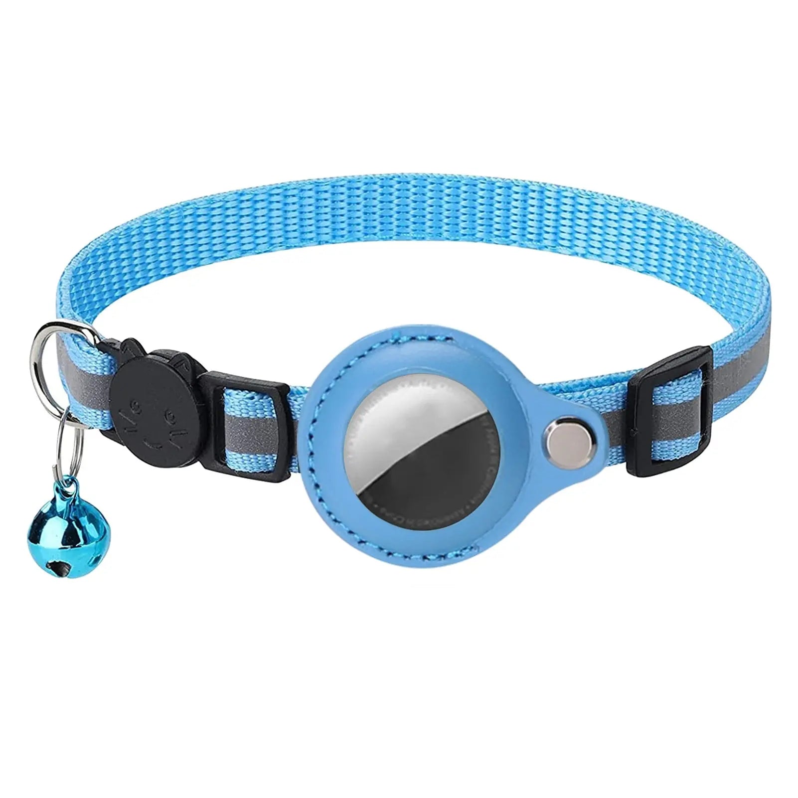 Collier avec clochette de sécurité GPS pour chat