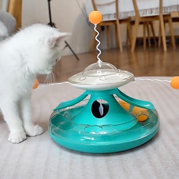 Jouet pour Chat Distributeur de Croquettes - Tournichat™