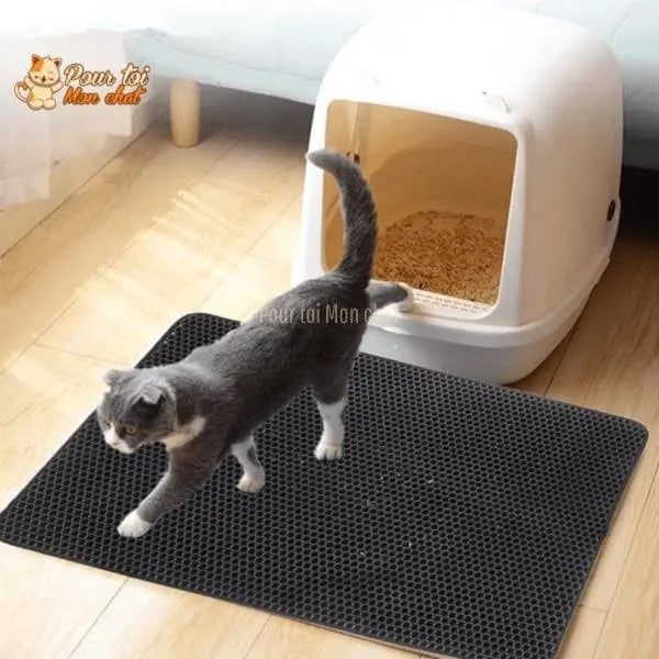 Tapis capteur de litière pour chats - StopLitière™