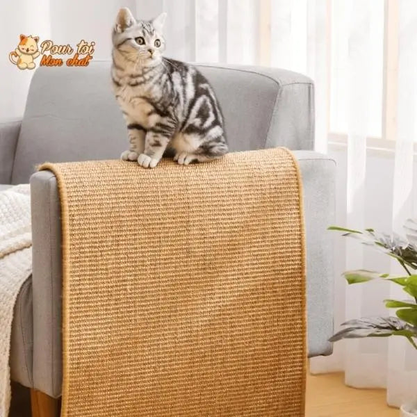 Tapis grattoir pour chats couvre meubles