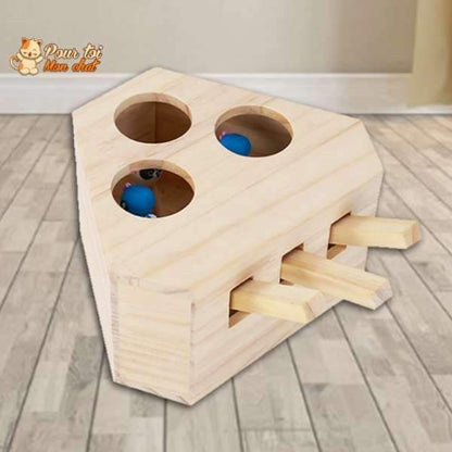 Jeu éducatif en bois - AttrapCat'™