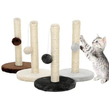 Tour de saut pour chat avec corde en sisal