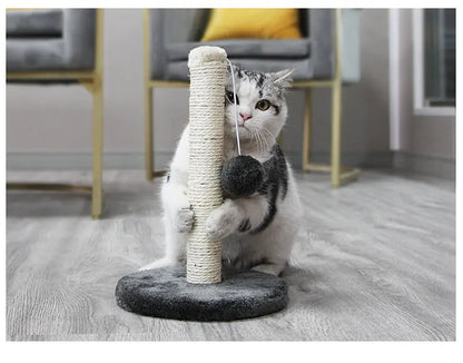 Tour de saut pour chat avec corde en sisal