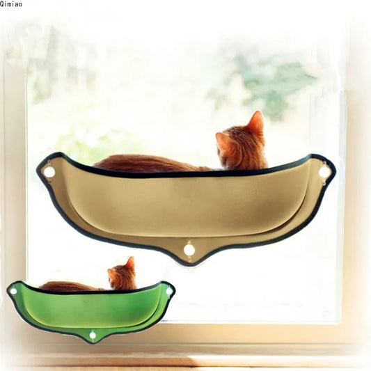 Lit suspendu à ventouses pour chat - Hamac-Fenêtre-Chat™