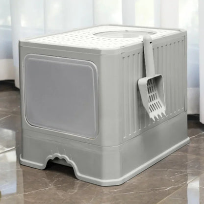 Caja de arena para gatos elegante e higiénica – LittyKitty4™