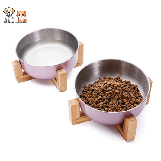 Non-slip stainless steel bowl - Tendre Fripouille