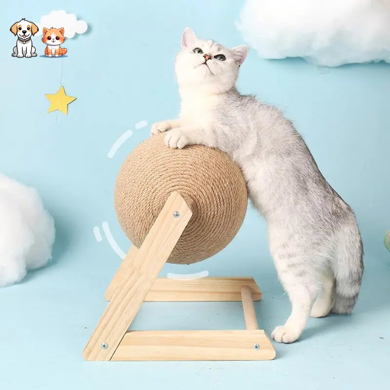 Griffoir brosse boule pour chat - Grif'Ball'Cat™