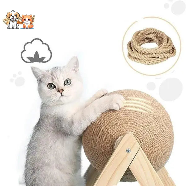 Griffoir brosse boule pour chat - Grif'Ball'Cat™