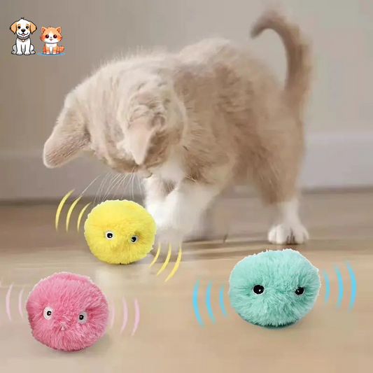 Balle interactive intelligente pour chats