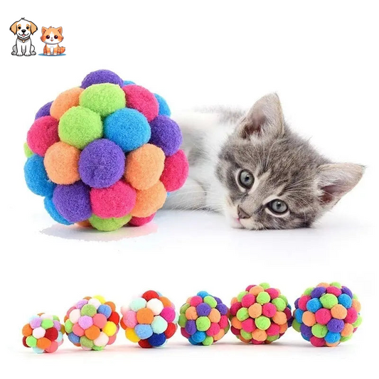 Boule rebondissante faite à la main pour chaton