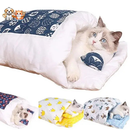 Sleeping bag, bed cover - for cats