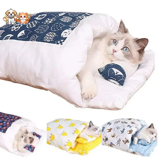 Sleeping bag, bed cover - for cats