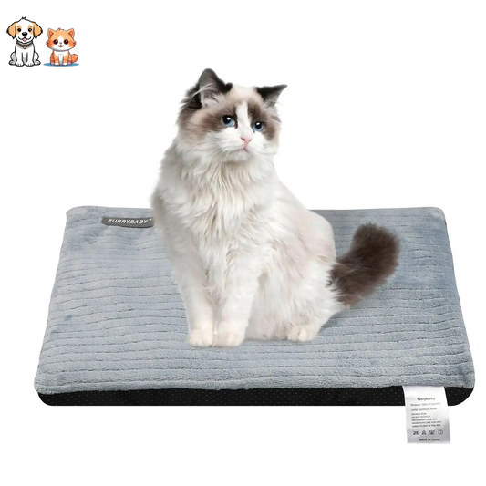 Self-warming bed for cats