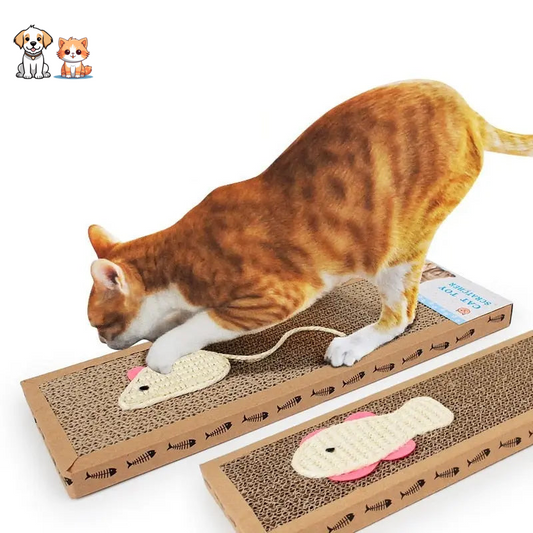 Paper cat scratching board