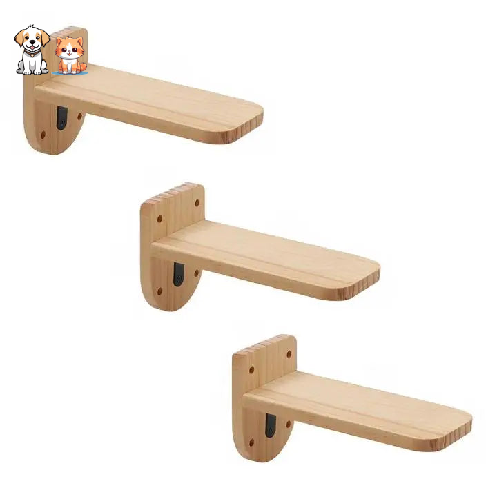 Juego de escaleras para gatos estilo tres plataformas