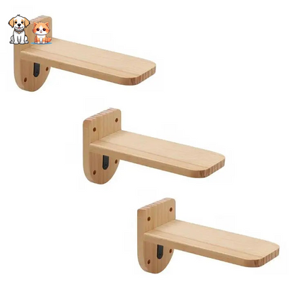 Juego de escaleras para gatos estilo tres plataformas