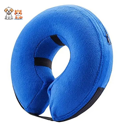 Collar inflable médico con protección para el cuello