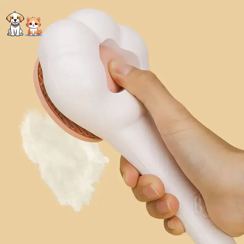 Cat Paw Shape Grooming Brush for Cat