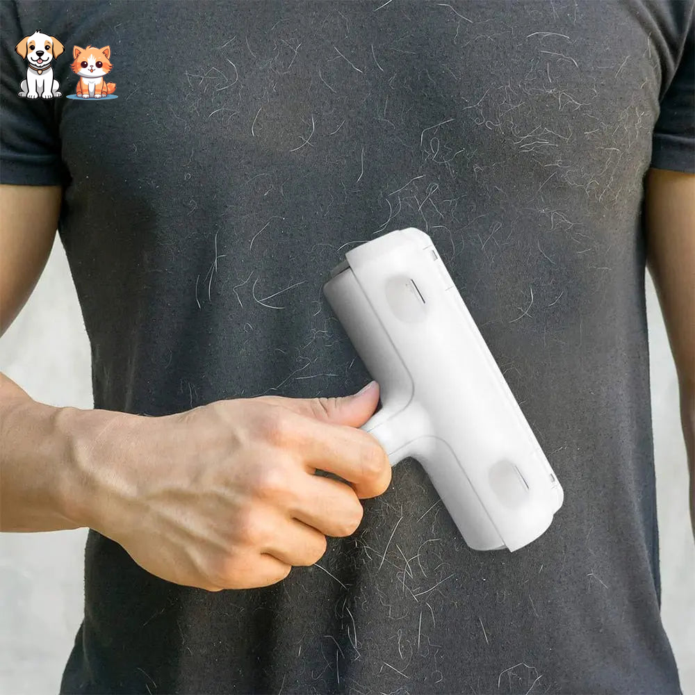 Brosse de nettoyage de poils de chat en plastique