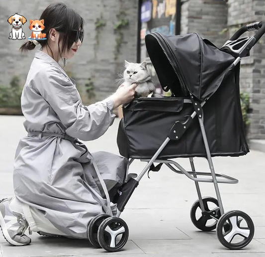 Removable cat stroller