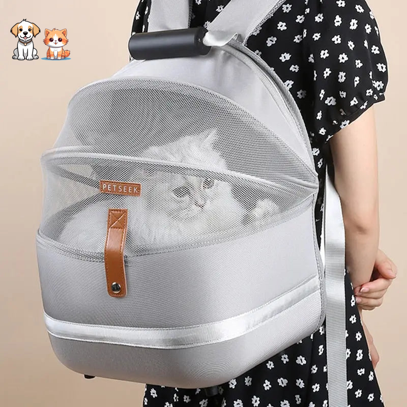 Portable and breathable cat backpack