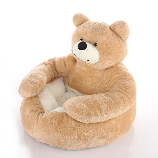 Niche en peluche ourson - Tendre Fripouille
